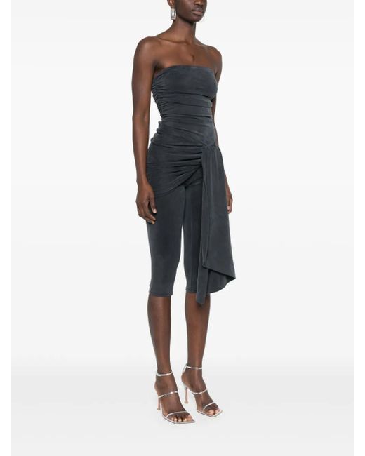 Alexander Wang Black Layered Playsuit