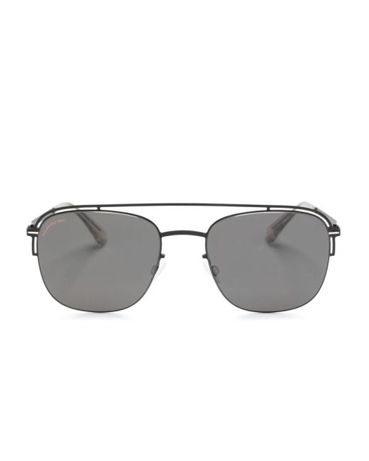 Mykita Gray Arlo Pilot-frame Sunglasses for men