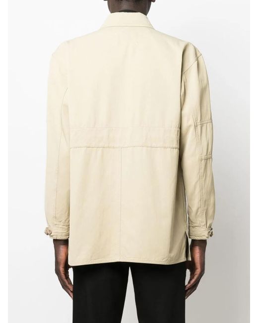 Maison Margiela Natural Zipped-Up Fastening Sports Jacket for men