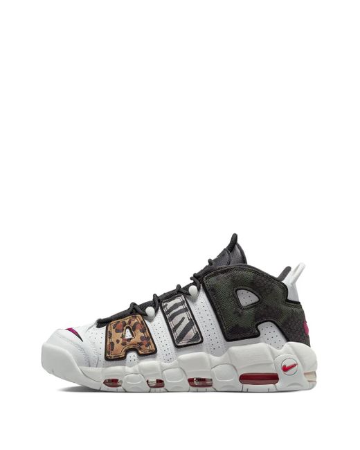 Nike Black Air More Uptempo "Animal Instinct" Sneakers for men