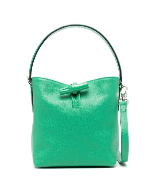 Longchamp Green Roseau Xs Tote Bag