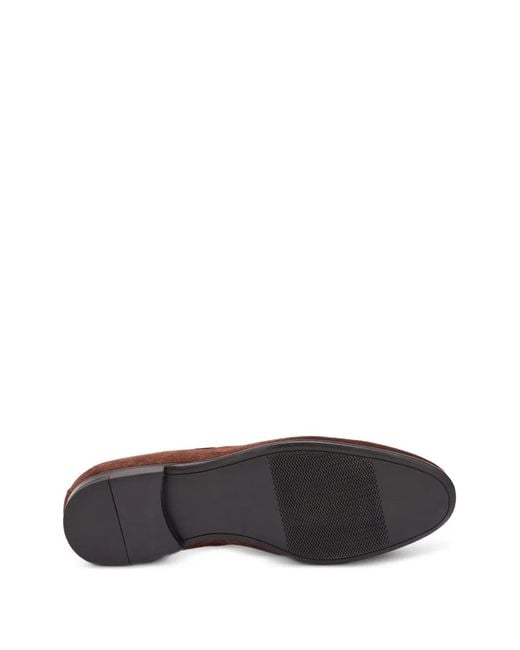 Frau Brown Mocassins En Daim À Glands for men
