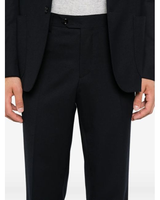 Lardini Black Notched-Lapel Single-Breasted Suit for men