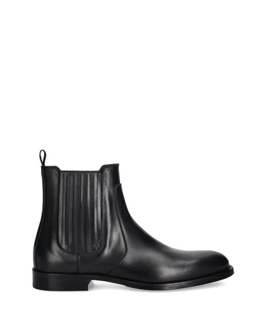 Baldinini Black Side-Zip Chelsea Boots for men