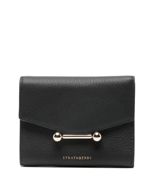 Strathberry Mosaic Trifold 財布 Black