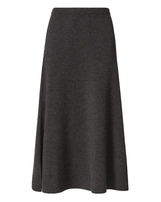 Fabiana Filippi リブ スカート Black