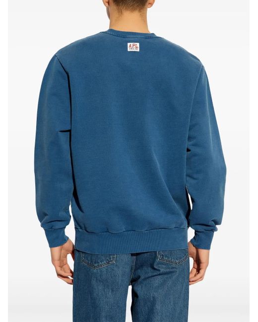 Sweat Label F A.P.C. pour homme en coloris Blue