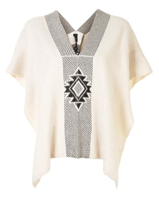 Voz White Manta Estrella Knitted Top
