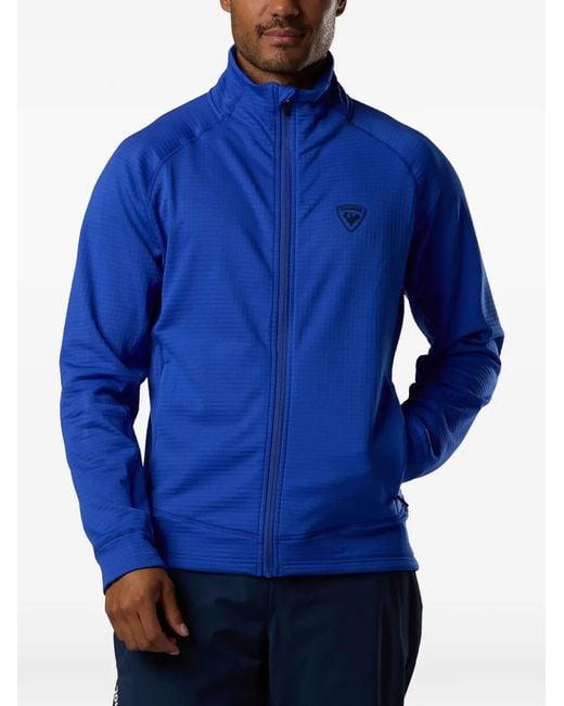 Rossignol Blue Blackside Full-Zip Fleece Jacket for men