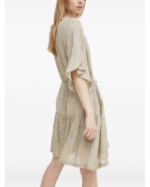 Robe Courte Odiabbparez À Imprimé Métallisé Bruuns Bazaar en coloris Natural