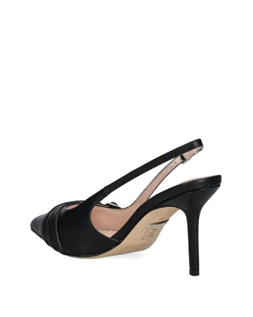 Guess Black 90Mm Leather Slingback Pumps