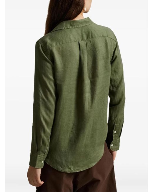 Polo Ralph Lauren Green Button Front Shirt