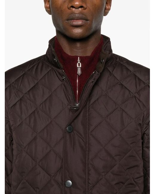 Barbour Brown Lowerdale Quilted Jacket for men