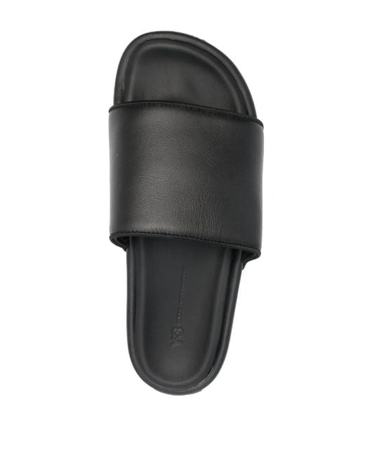 Ciabatta nera di Y-3 in Black da Uomo