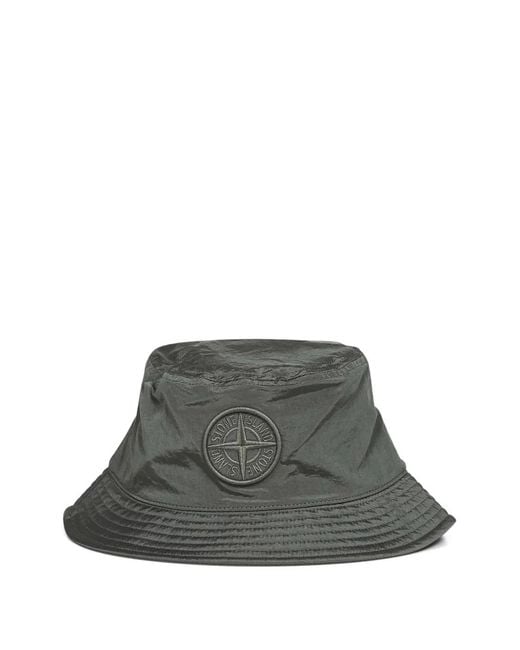 Stone Island Fischerhut Mit Logo-Patch in Green für Herren