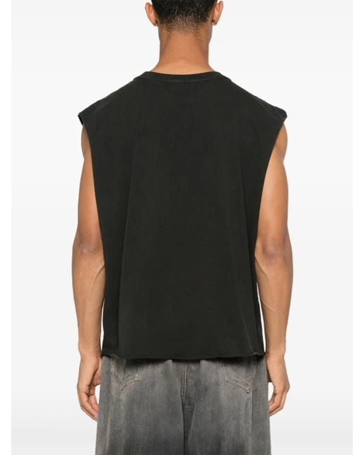 Enfants Riches Deprimes Black Cotton T-Shirt for men