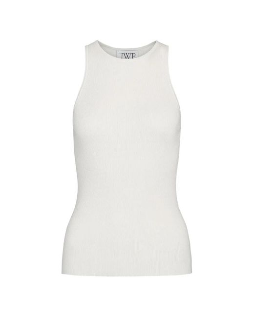Twp White Harbor Ribbed Tank Top