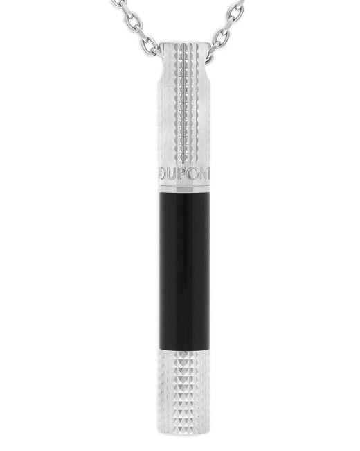 S T Dupont White Mini Pen Necklace