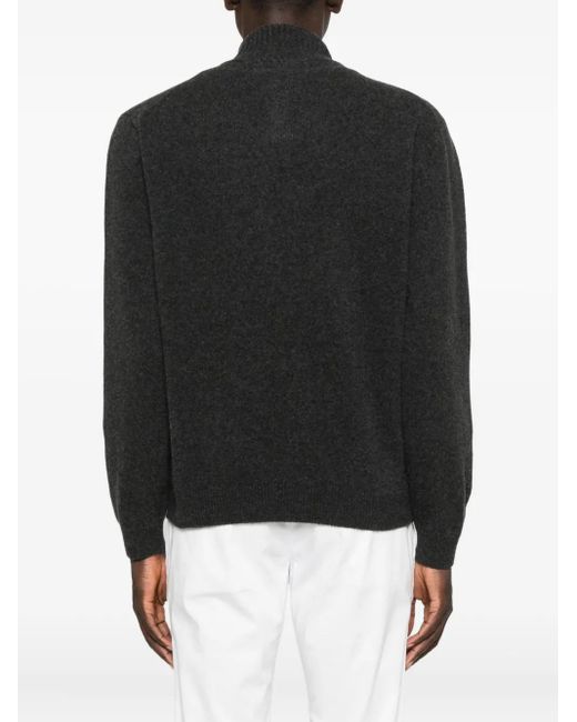 Daniele Fiesoli Pullover Mit Stehkragen in Black für Herren