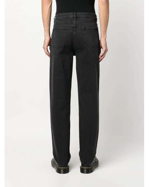 A.P.C. Straight Jeans in het Black voor heren