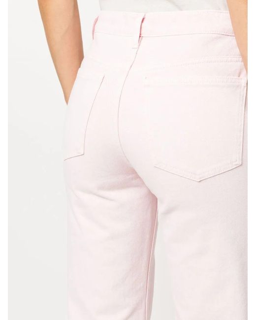 Vaqueros rectos capri IRO de color White