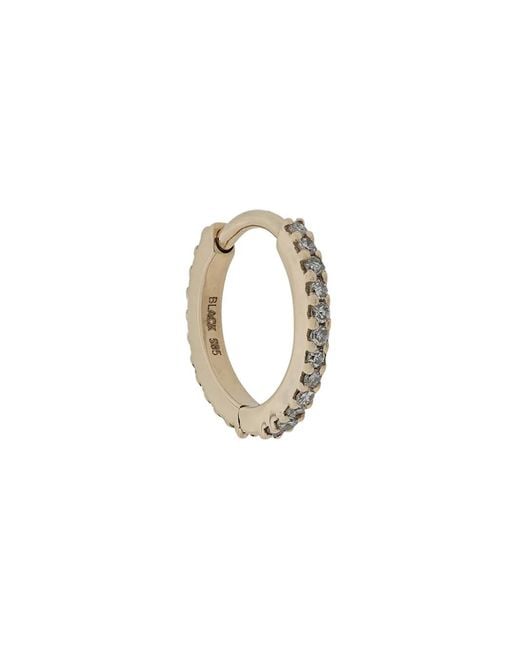 Maria Black Metallic Huggie Earring