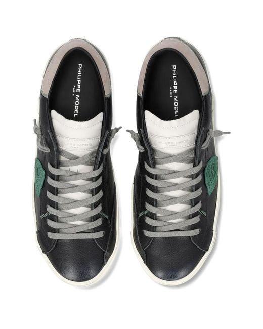 Philippe Model Green Sneakers for men