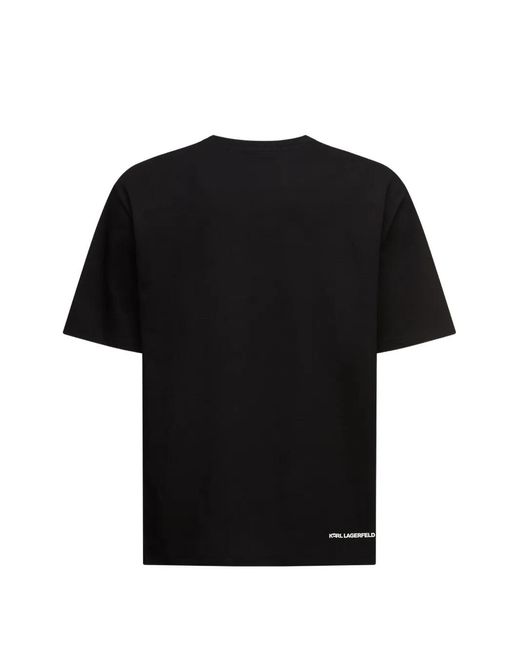 Karl Lagerfeld Black Ikon Karl T-Shirt for men