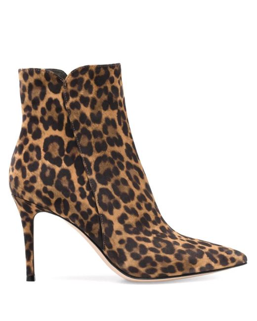 Botas Levy con tacón de 85 mm Gianvito Rossi de color Brown