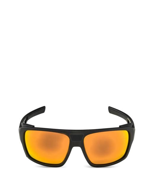 Alpina Black Skywalsh Rectangle-Frame Logo-Plaque Sunglasses for men