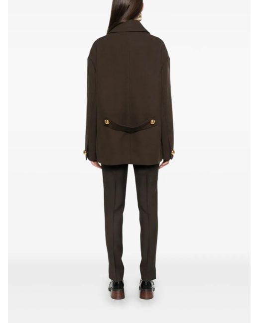 AMI Brown Virgin-Wool Jacket