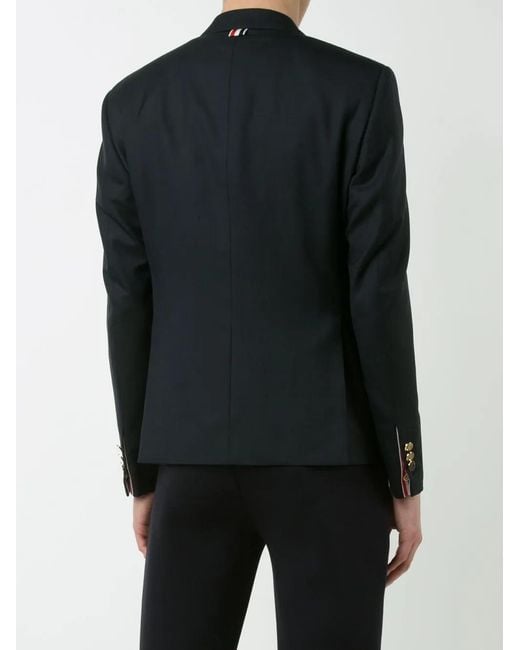 Thom Browne Blue Super 120S Single-Breasted Wool Blazer for men