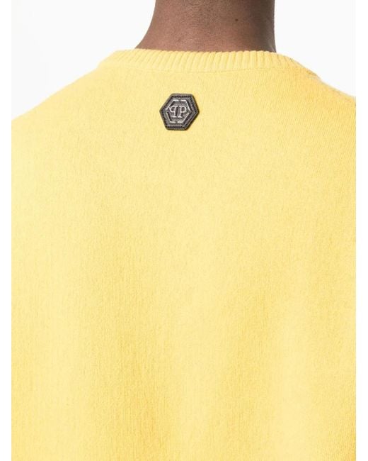 Pullover di Philipp Plein in Yellow da Uomo