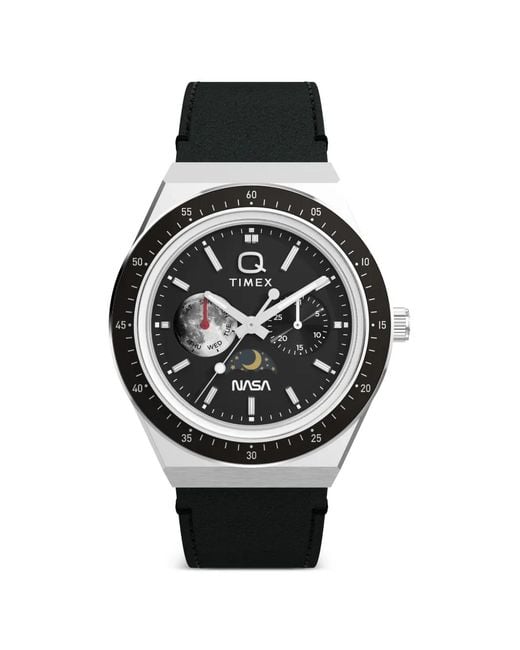Timex Black Q Nasa 40Mm Watch for men