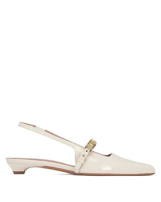 Dorothee Schumacher White Buckle Strap Sandals