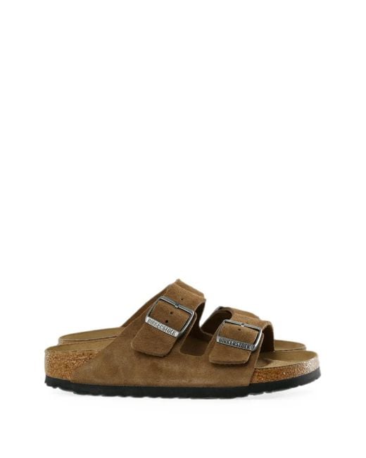 Birkenstock Brown Arizona Buckle-Fastening Sandals