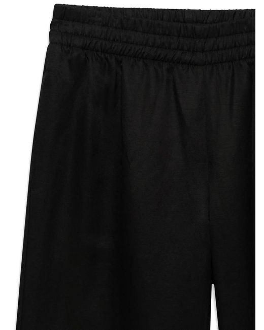 Anine Bing Black Soto Trousers