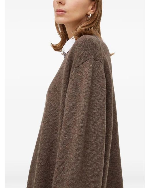Jersey Con Cuello Redondo Herskind de color Brown