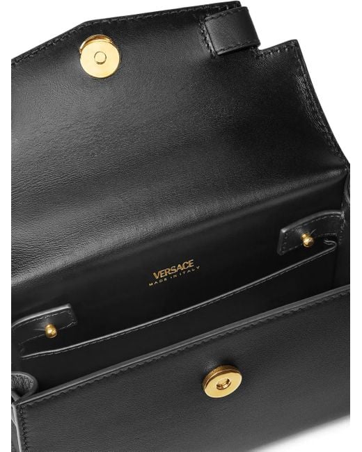 Versace Black Medusa '95 Small Tote Bag
