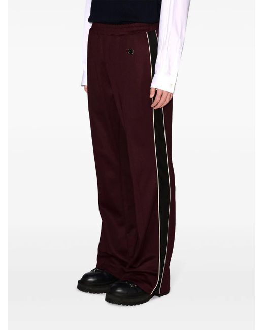Ambush Purple Side-Stripe Track Pants for men