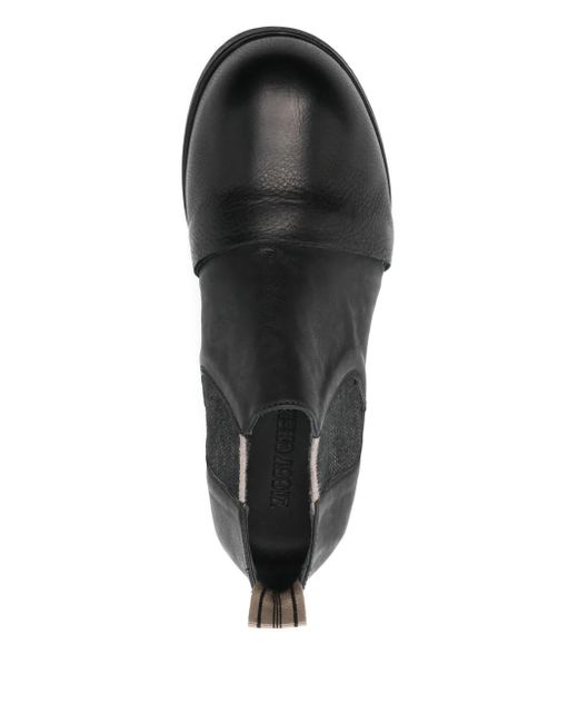 Ziggy Chen Black Stiefel Mit Einsatz