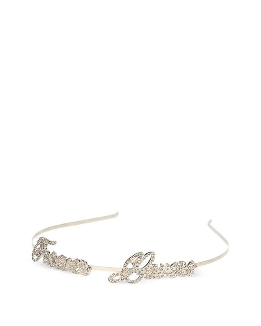 Red(v) White Embellishment Headband