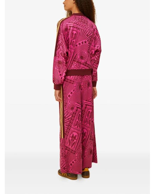 Adidas Red X Farm Rio Tropical Club-Print Trousers
