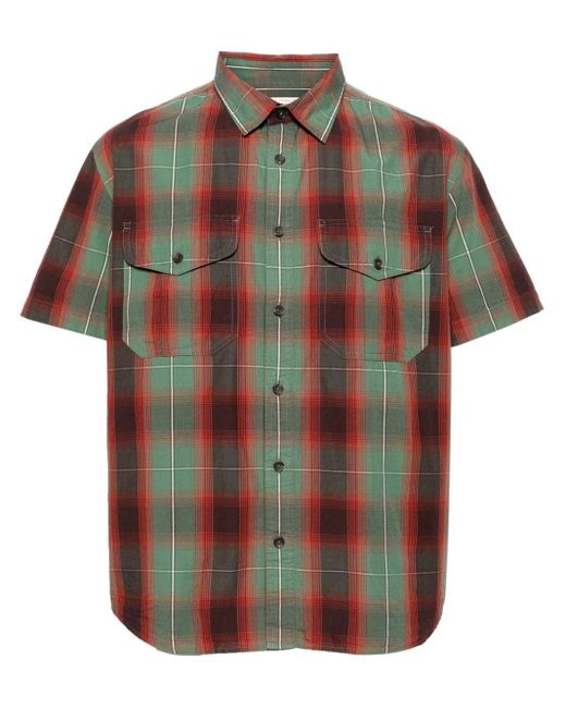 Filson Green Plaid-check Cotton Shirt for men