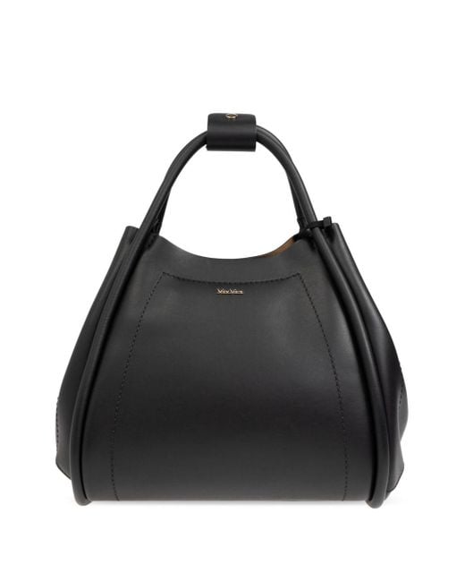Max Mara Black Marine Tote Bag