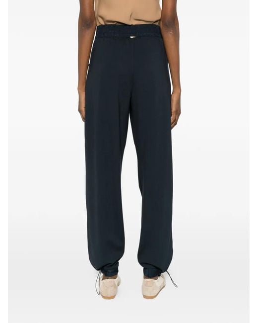 Herno Blue Drawstring Trousers