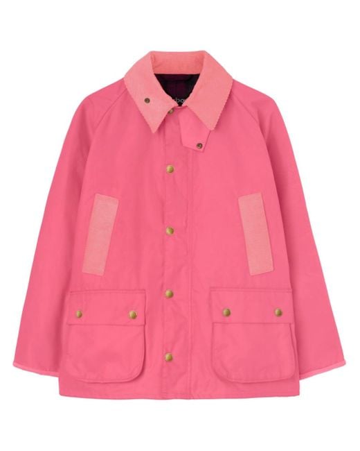 Palm Angels Pink X Barbour Bedale Mantel