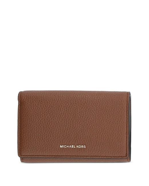 MICHAEL Michael Kors Brown Portemonnaie mit Prägung