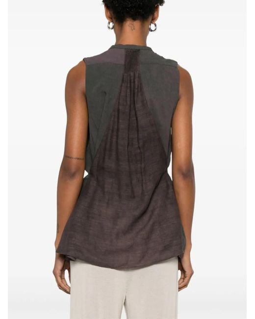 Chaleco Con Paneles Ziggy Chen de color Gray