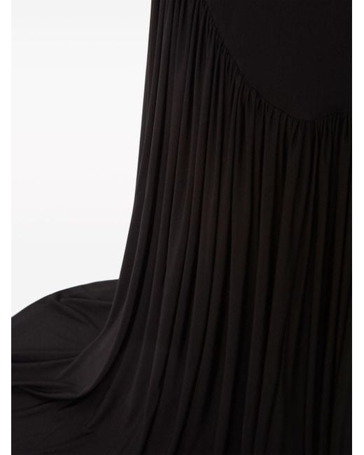 Jupe longue à fronces Nina Ricci en coloris Black